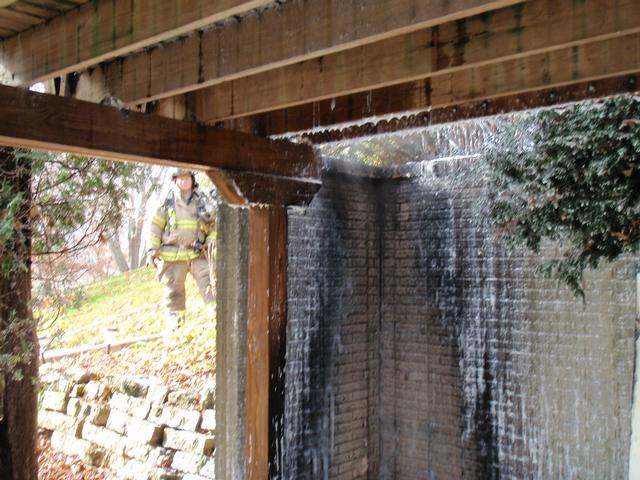 Deck Fire, November 11, 2010